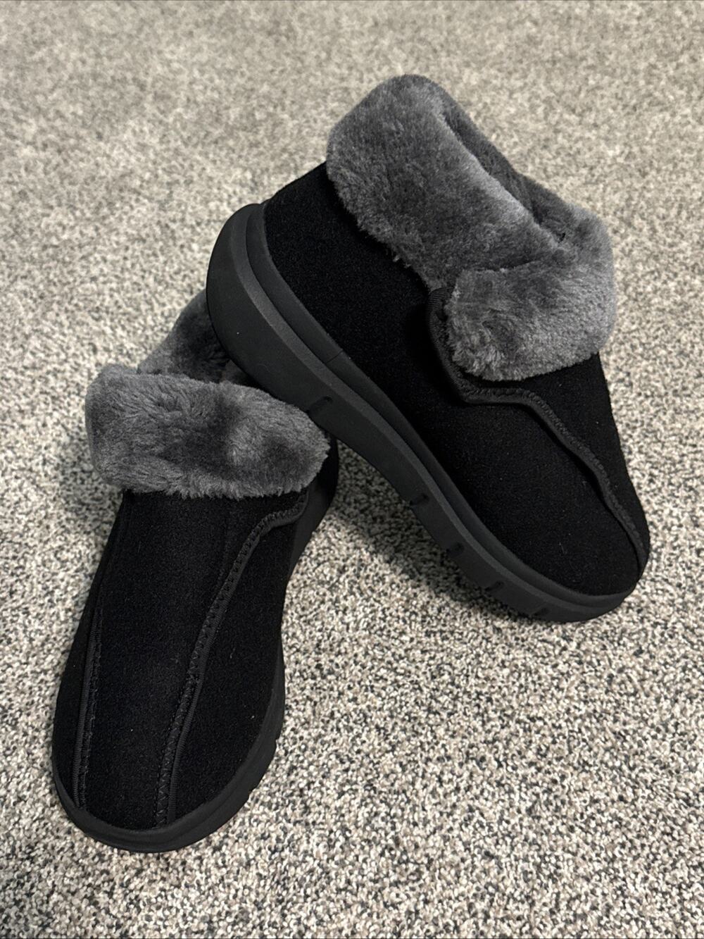 FitVille Easy Top Diabetic Shoes Slip-on V3 Boots Black Women’s 6.5W